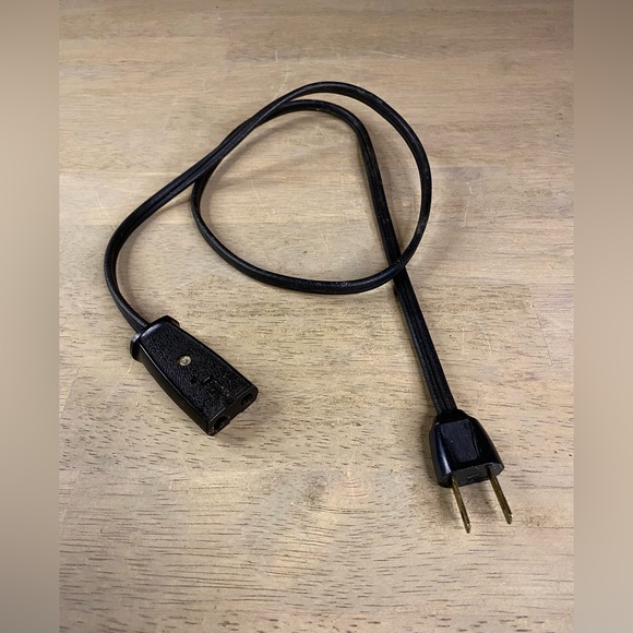 #P)Vintage 2 Prong Percolator / Coffee Pot‎ Replacement Appliance Power Cord  3' - Picture 1 of 7